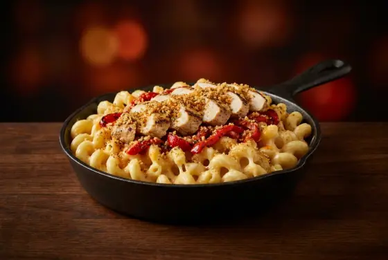 Twisted Mac, Chicken & Cheese