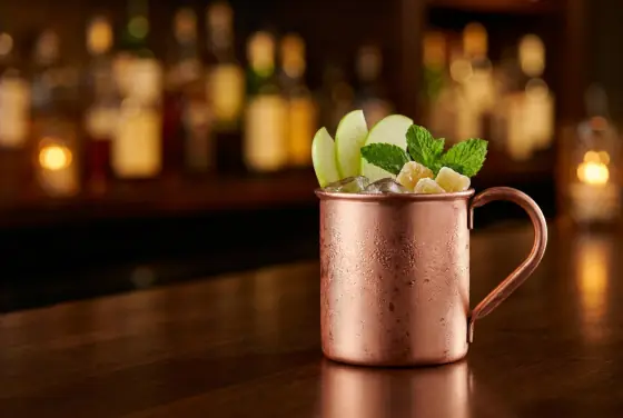Bourbon Apple Mule