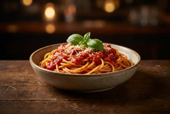 Noodles & Marinara Sauce